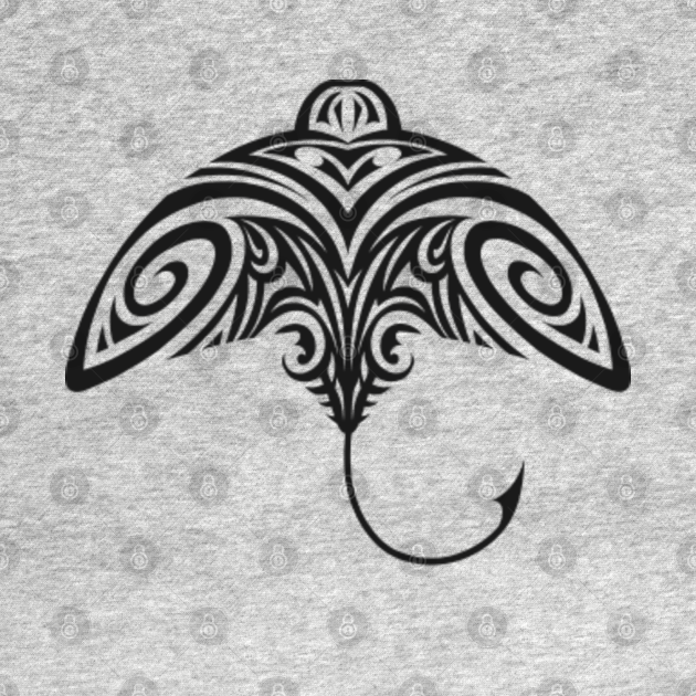 Tribal Tattoo Polynesian Stingray Design - Polynesian Tattoo - Tank Top